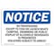 Signmission OSHA Notice Sign, 5" Height, 7" Width, No Trespassing Except To Fish Or Launch Sign, Landscape OS-NS-D-57-L-14919 - alternate 1